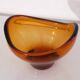 Scandinavian free-form glass bowl