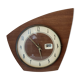 Vintage wall clock in electric smi formica with date