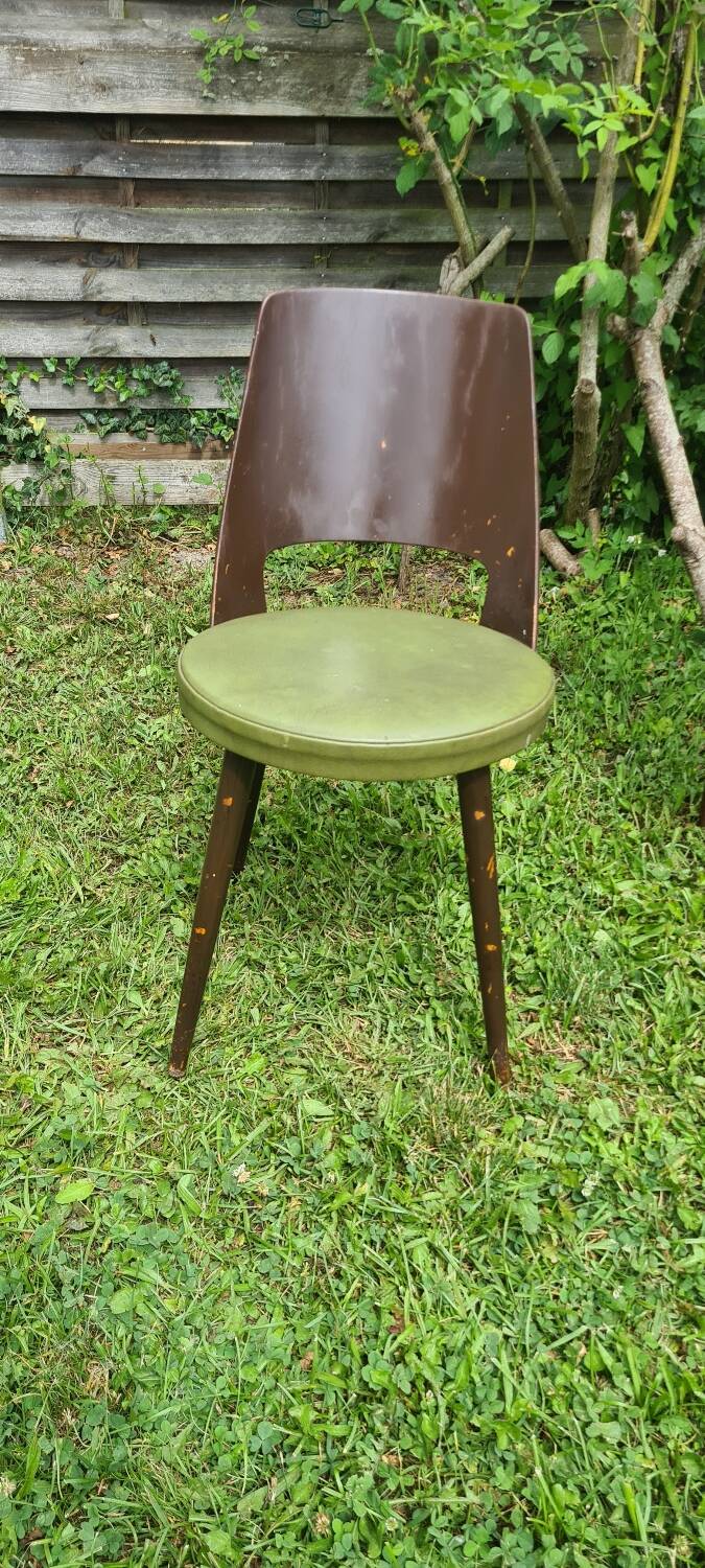 Small drop-leaf secretary and chair