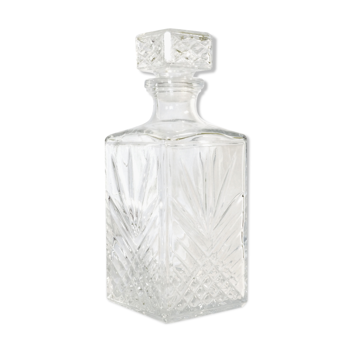 Whiskey decanter sparkle pattern