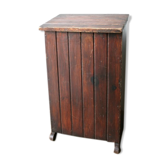 Large old wooden box
