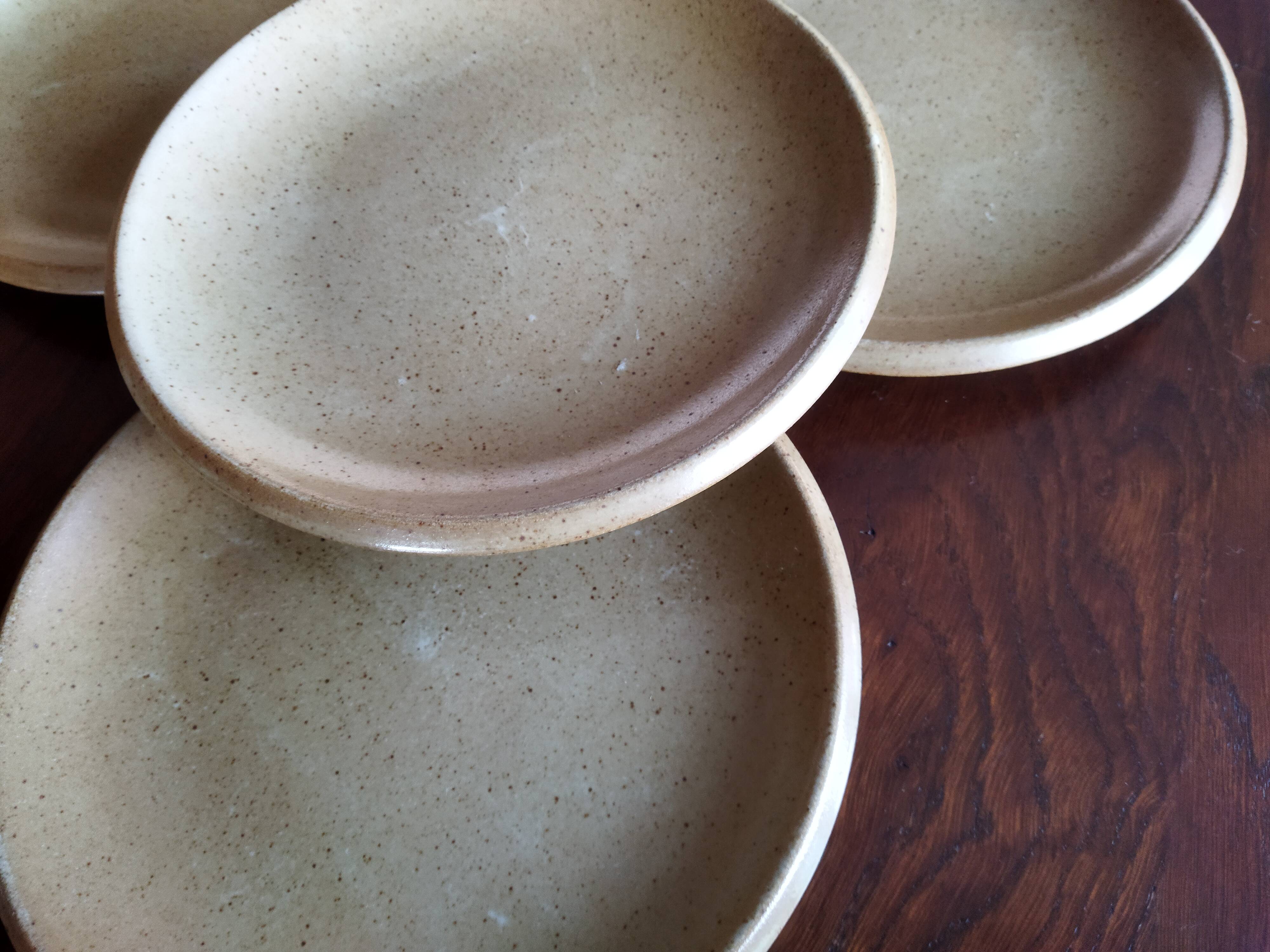 Brenne stoneware dessert plates