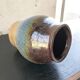 Blue-brown ceramic vase