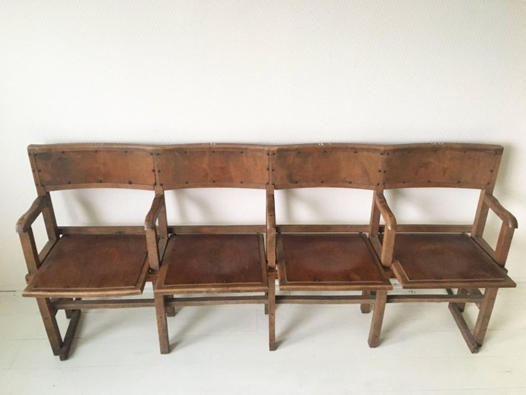 Chairs of foldable and industrial cinema by Luterma Estonia 1940s