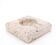 Square travertine ashtray, 1970s