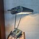 Vintage desk lamp – Art Deco style in chrome and green