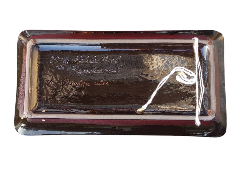 Antique decorative plate Handarbeit Kohler Biel