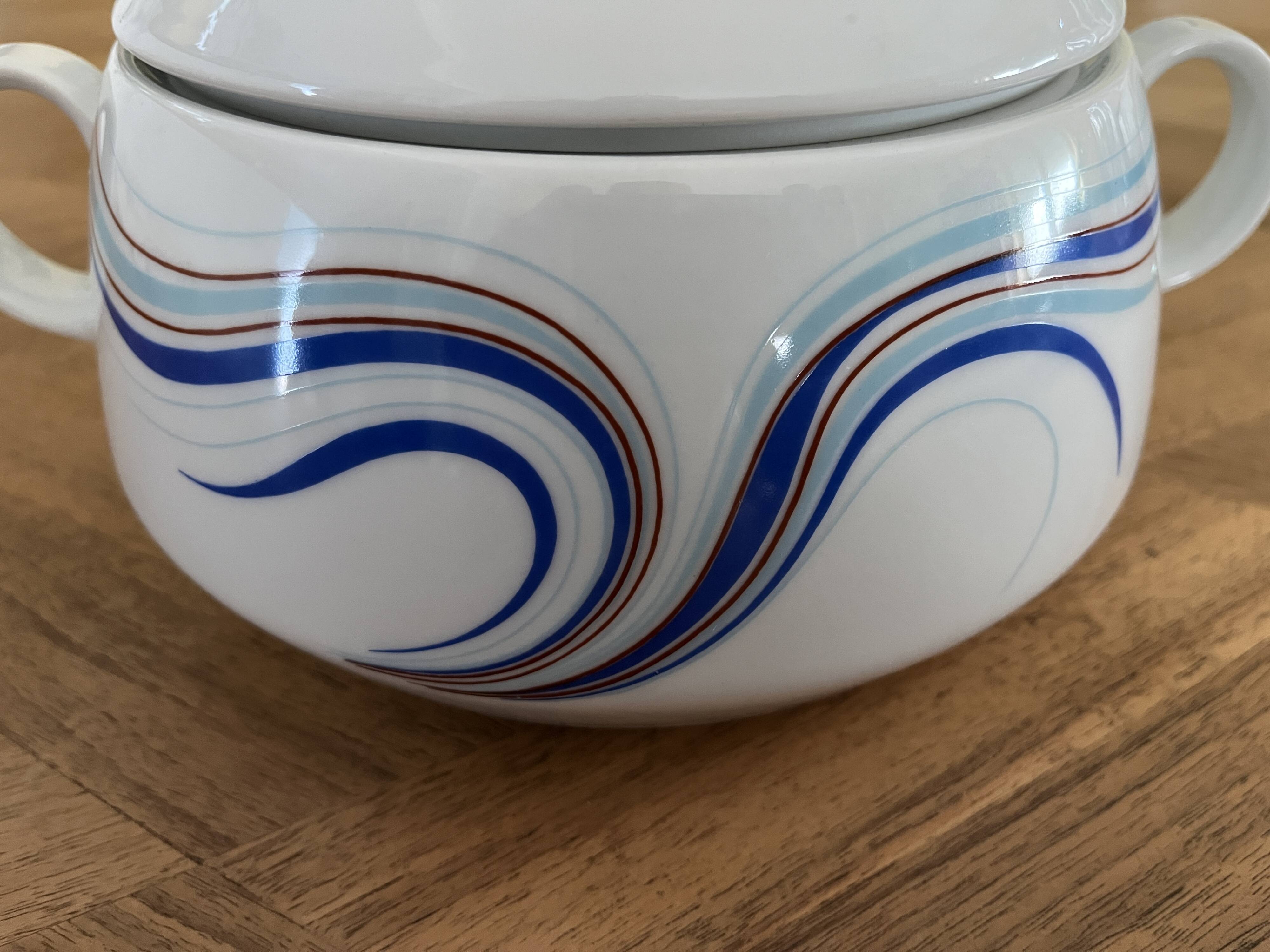 Vintage porcelain soup tureen