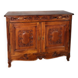 Art deco sideboard in solid walnut