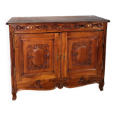 Art deco sideboard in solid walnut