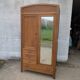 Parisian armoire style oak wardrobe