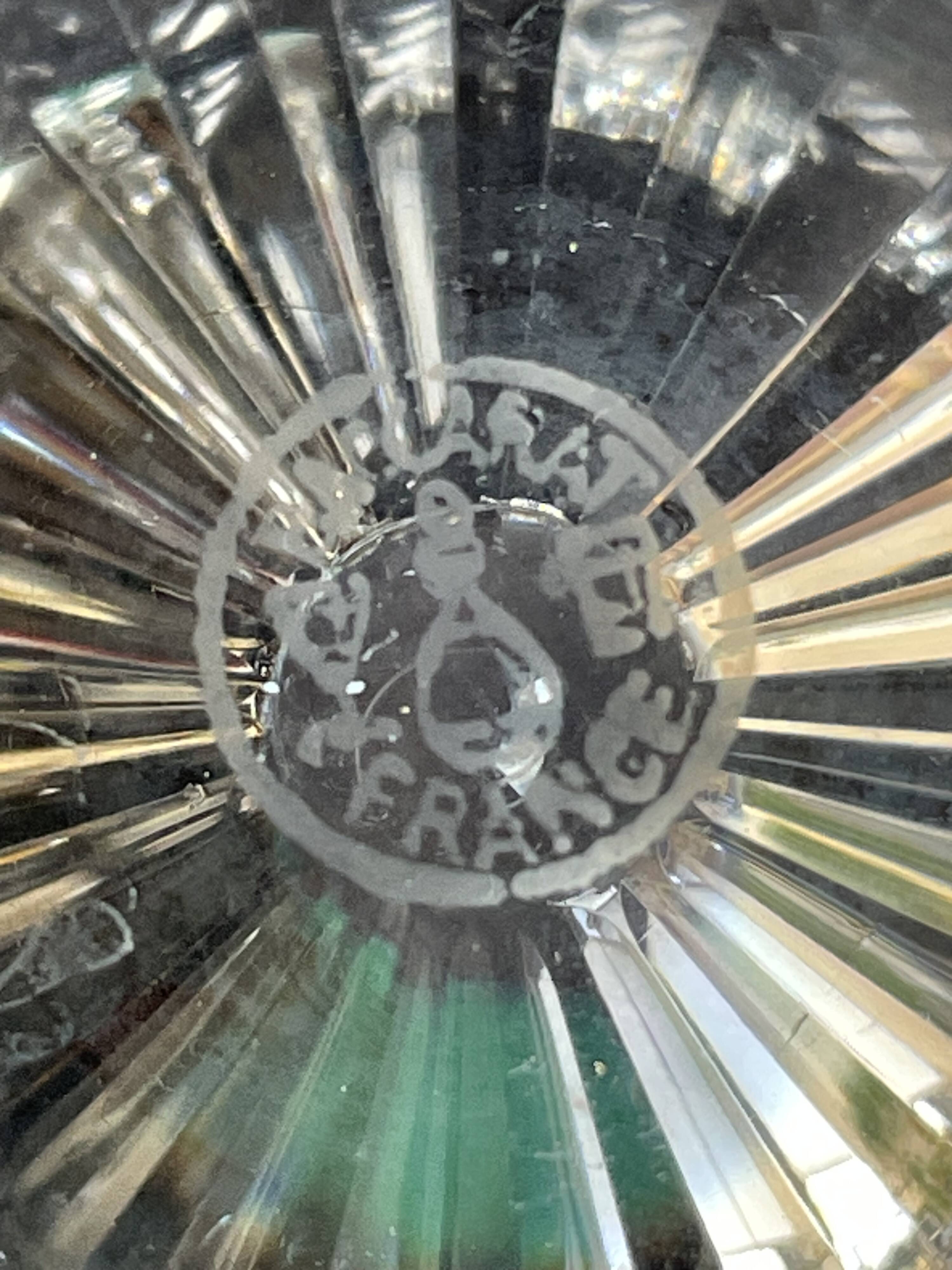 6 Baccarat wine goblets Spear service