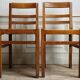 2 chaises bistrot reconstruction "Gabriel" 1945