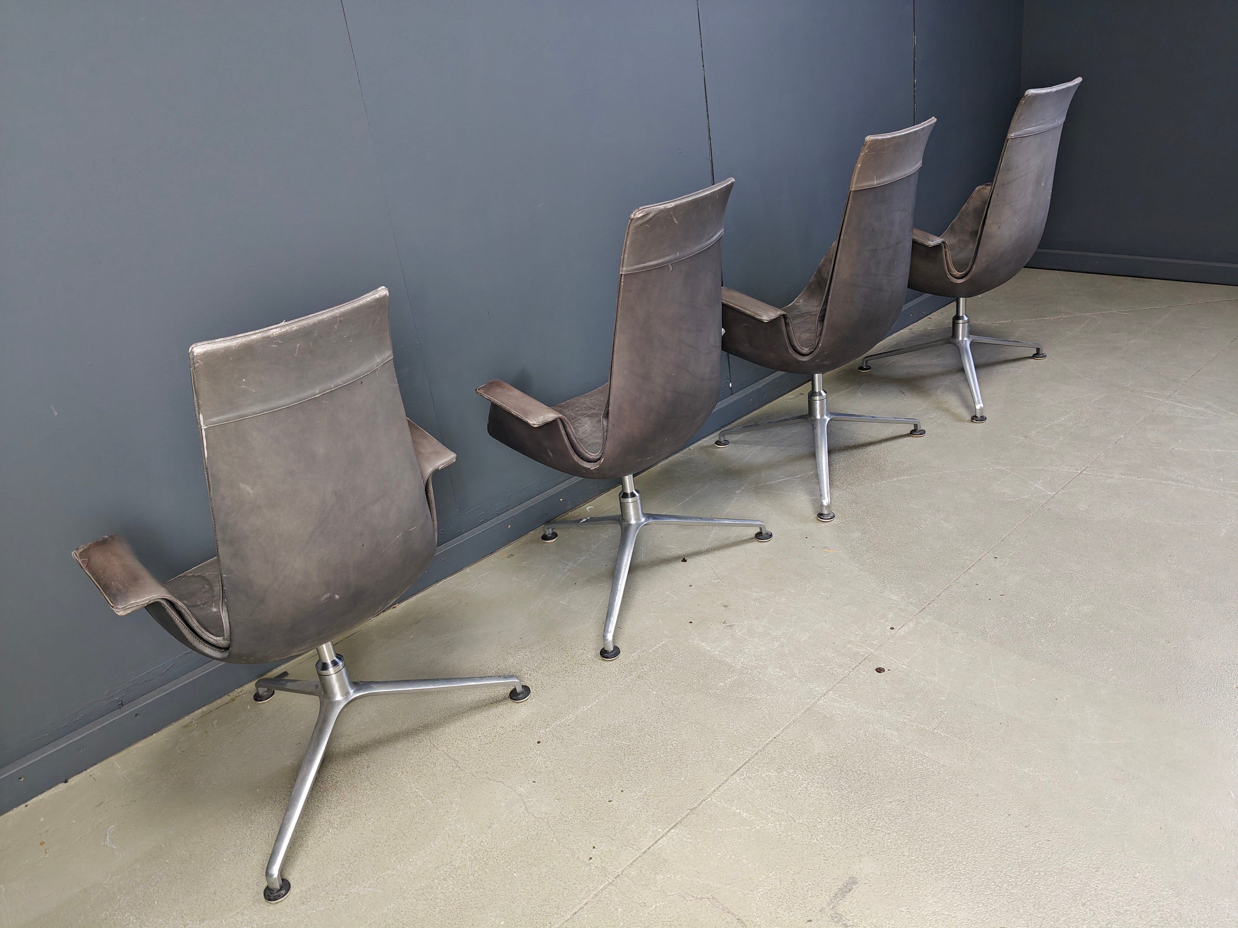 Fk 6725 chairs by Preben Fabricius & Jørgen Kastholm for Walter Knoll