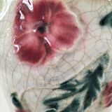 Moulded slip pitcher - late 19th century - Floral decoration in relief