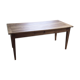 Table de ferme en noyer 170 cm