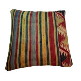 Vintage turkish kilim cushion cover , 40 x 40