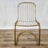70s chair in metal