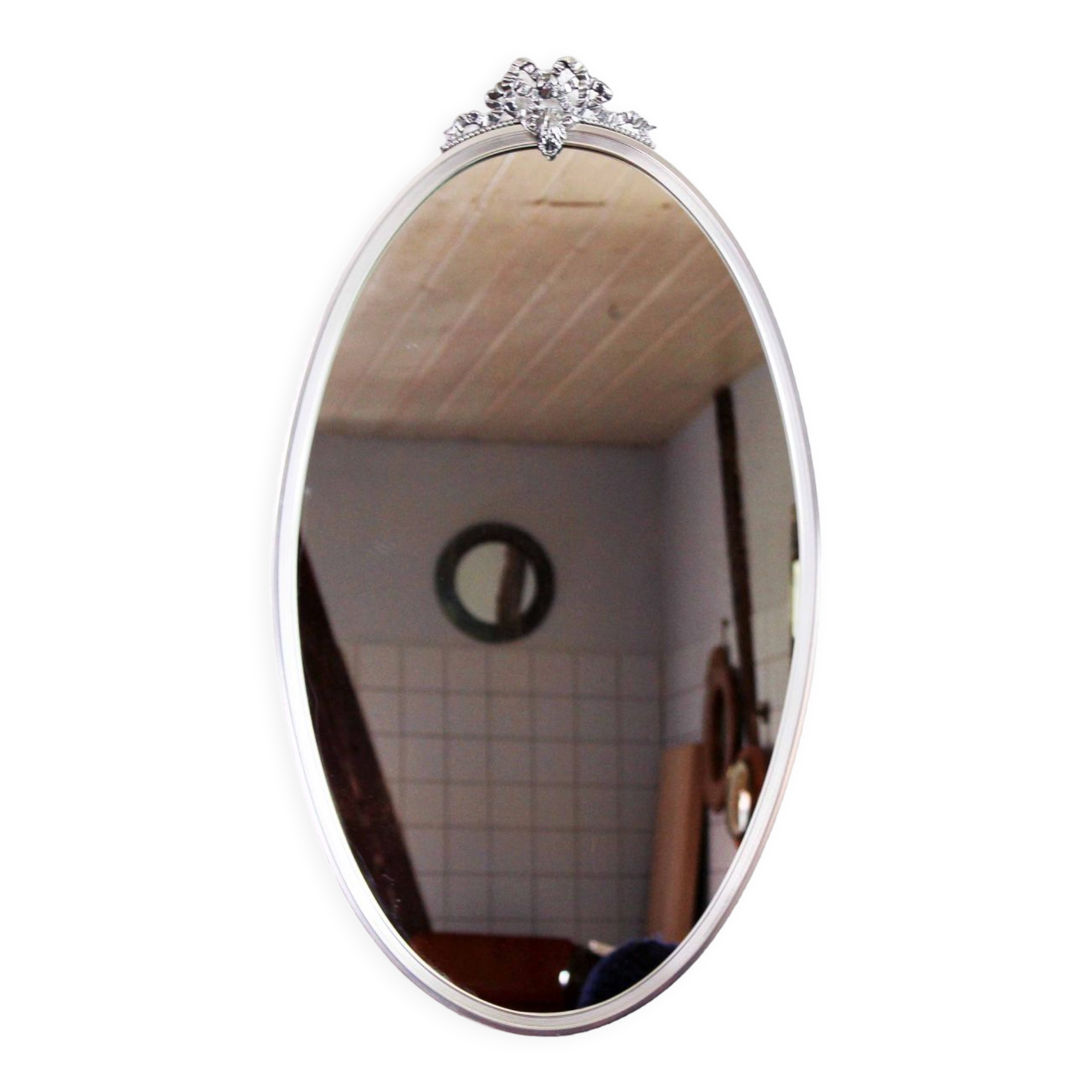 Vintage oval mirror