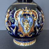 Gien earthenware vase