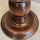 Twisted wooden stool