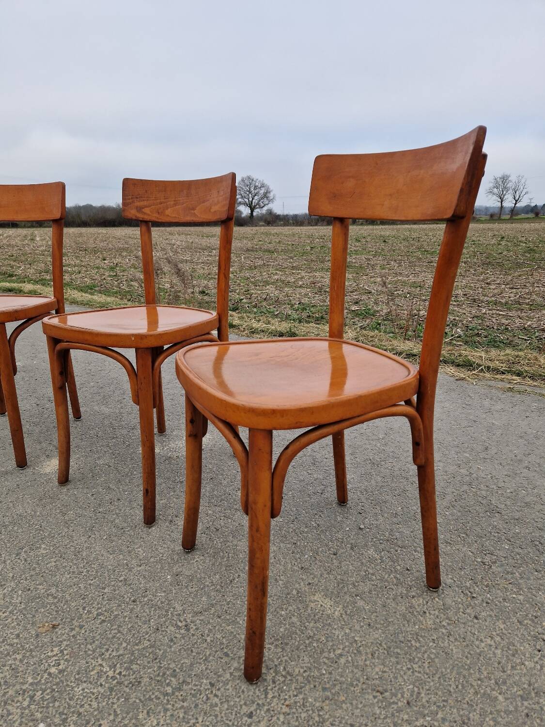 Set of 3 bistro chairs