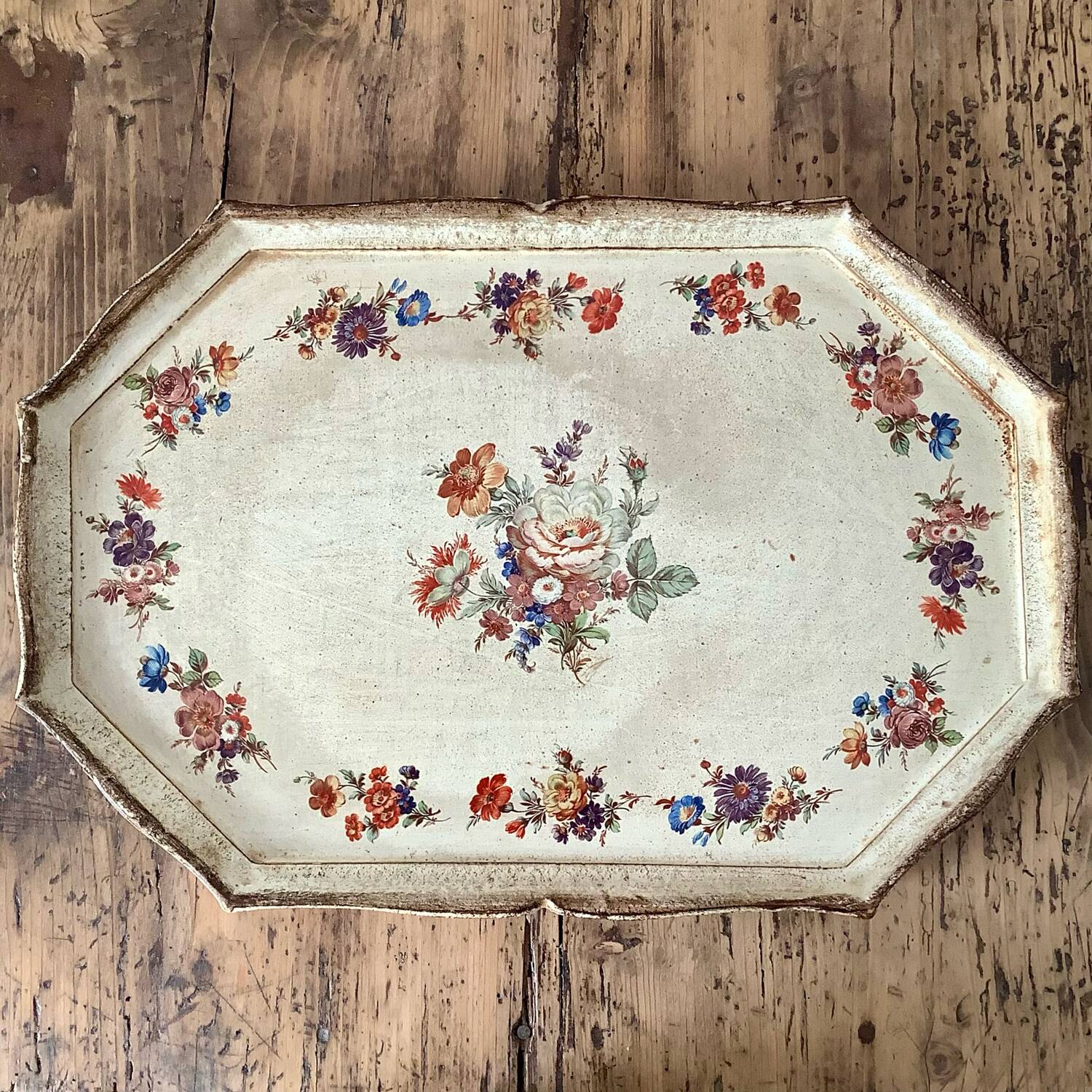 Florentine style tray