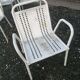 Lot de 4 Fauteuils de jardin vintage