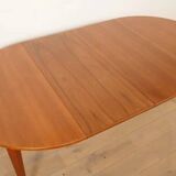 Vintage round dining table XXL | Omann Jun No. 55 | Teak | Extendable