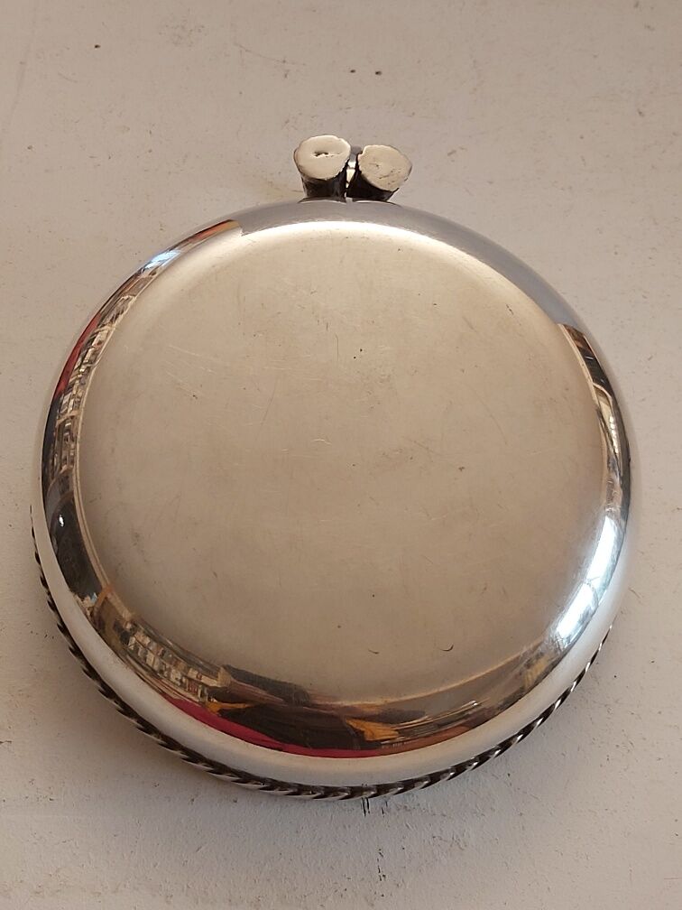 Empty pocket Maria Pergay silver metal