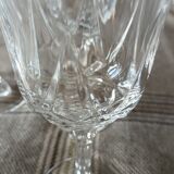 6 red wine glasses 13.5 in crystal auteuil series