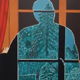 Mathon: Homage to Magritte, original signed lithograph