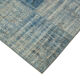 Handmade oriental contemporary 176 cm x 247 cm blue patchwork carpet