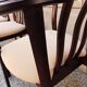 Suite de 4 fauteuils bois vintage années 80