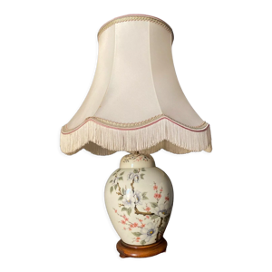 Lampe chine par limoges hergey