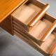 Mid-century modern teak freestanding desk from GV Møbler, 1960s