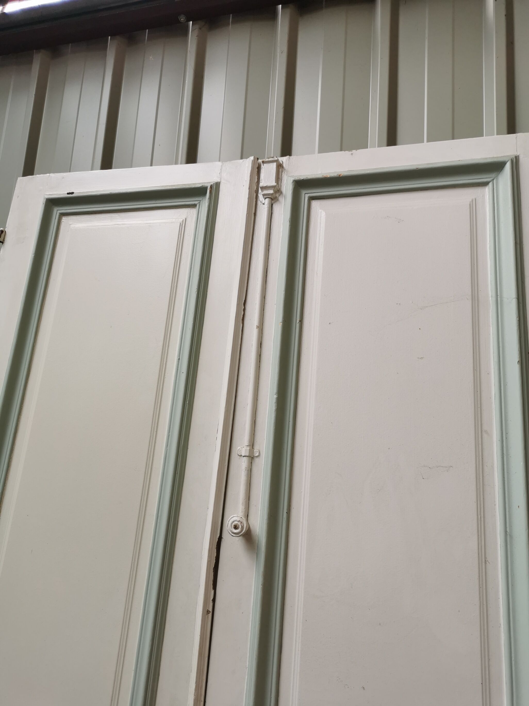 Pair of old Haussmann doors 1900/1920 with built