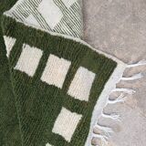 Beni Ouraine handwoven rug, traditional style, size 140 x 270 cm