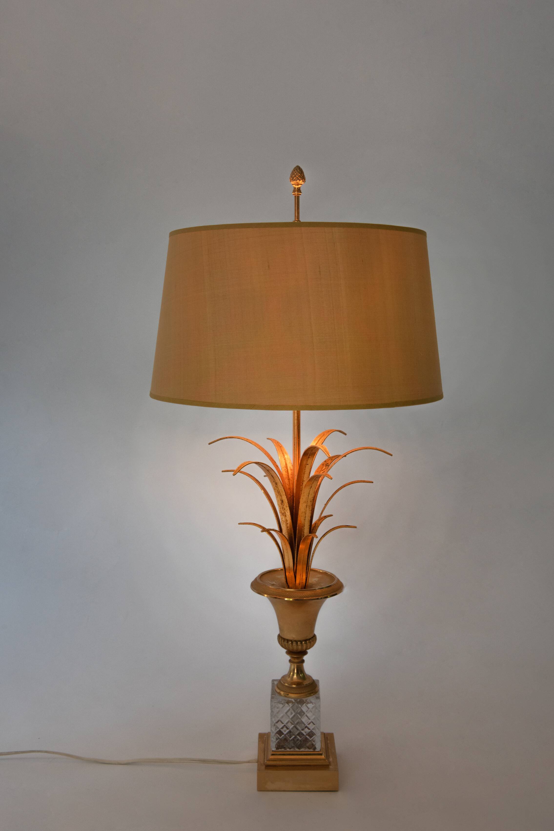 Brass table lamp
