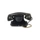 Old rotary dial telephone black metal bakelite rtt 1965