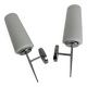 PAIR OF VINTAGE OPALINE WALL LIGHTS