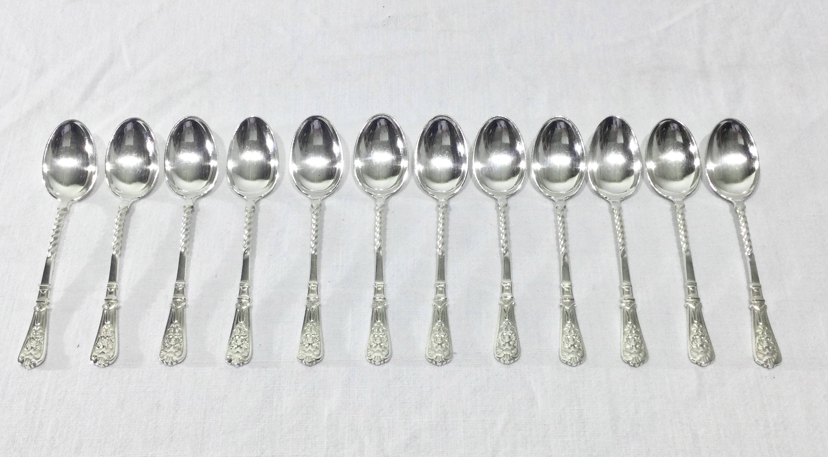 Christofle – 12 teaspoons Mascaron