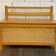 Vintage 1960s rattan toy chest