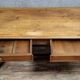 Table or centre desk in Louis XIII style made of solid oak around 1850.