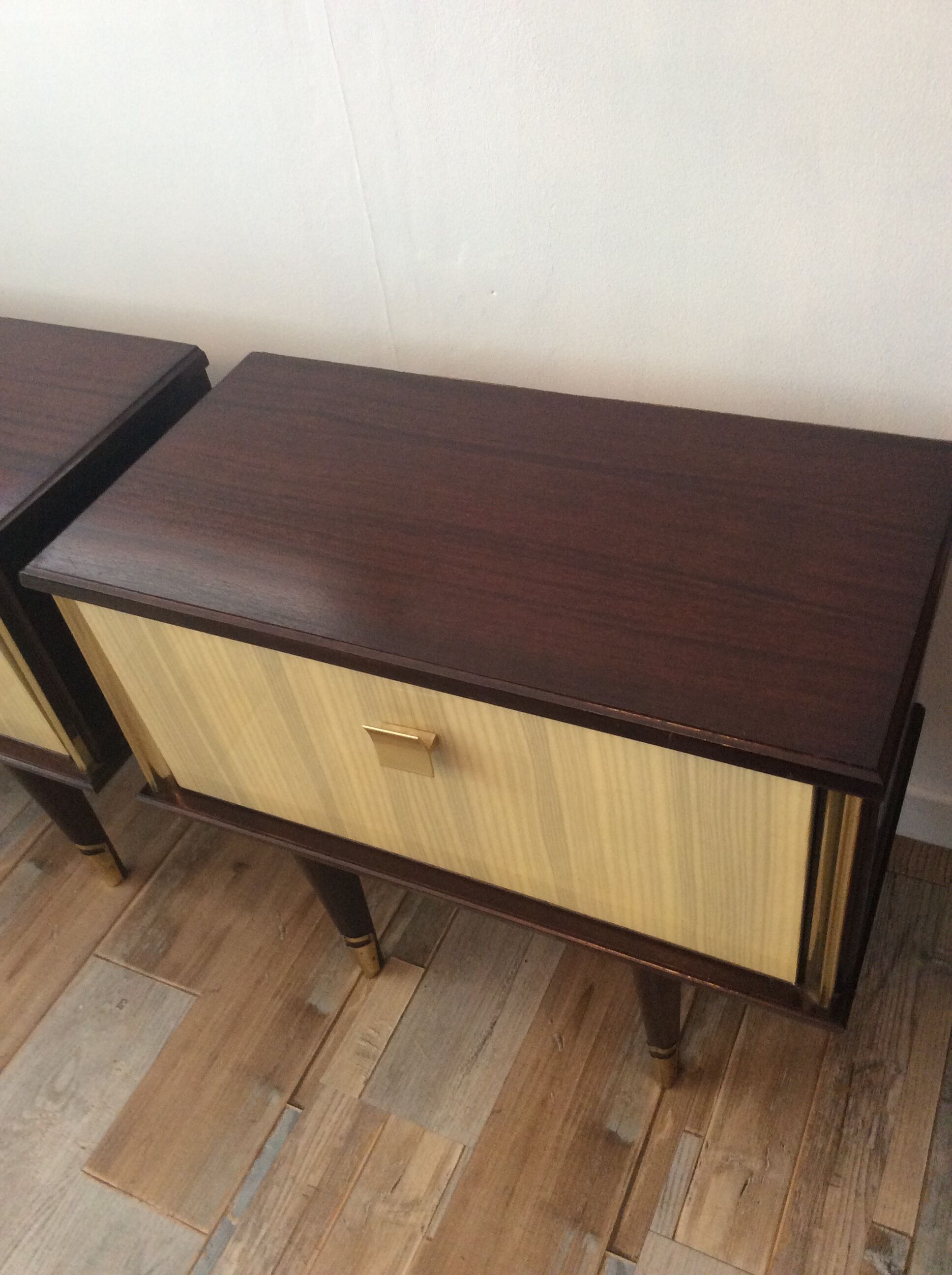 Paire de tables de chevets des années 50/60