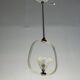 Venetian glass chandelier from Murano and brass, circa 1950.