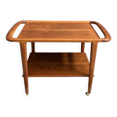 Teak serving trolley by Niels Otto Moller Denmark 1960s Old store stock