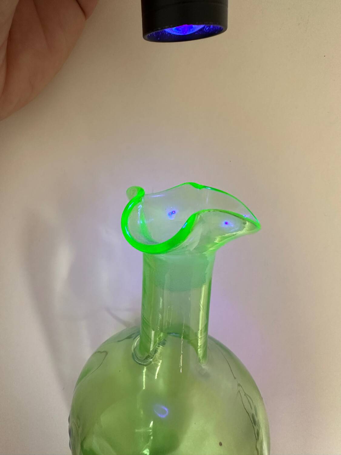 Legras liqueur set - Ouraline - Antique - Glass + carafe