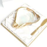 Ceramic "oyster" butter, 1960s