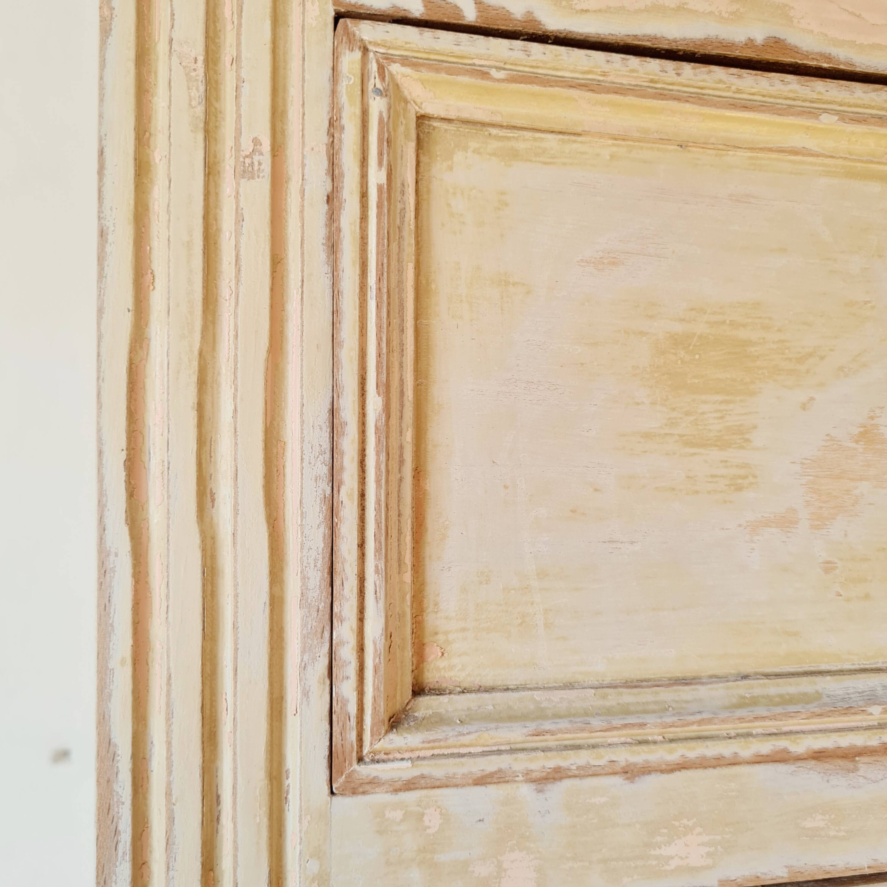 Craft furniture haberdashery - tall patinated chest of drawers - XXL chest of drawers